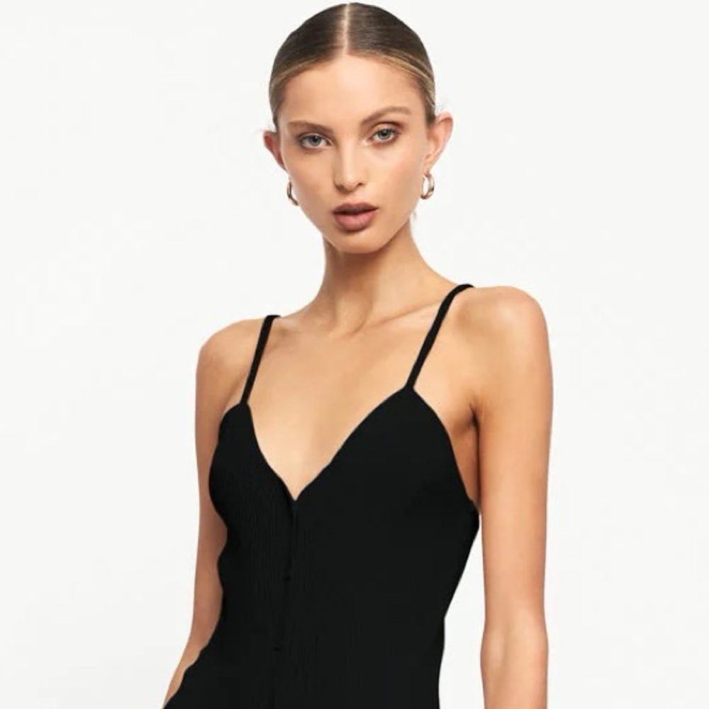 Lioness Casa Midi Dress Black Size XXS NWT
